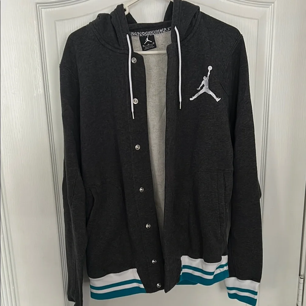 Grey Jordan Men's Jacket - Picture 8 of 8
